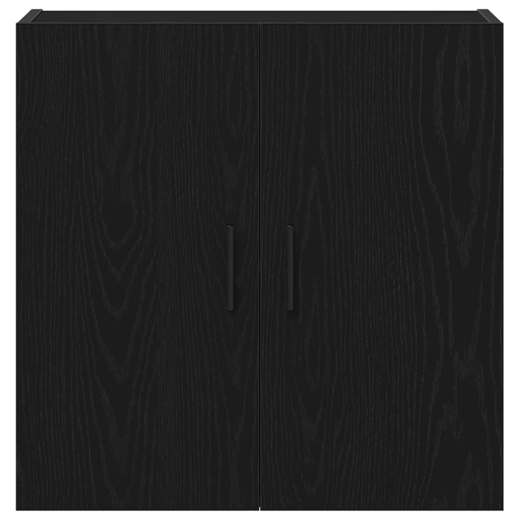 Væghængt skab Sort eg 60 x 31 x 60 cm Konstrueret træ
