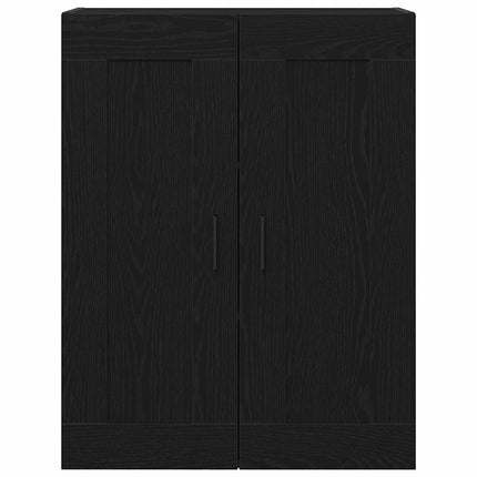 Væghængt skab Sort eg 69,5 x 34 x 90 cm Konstrueret træ