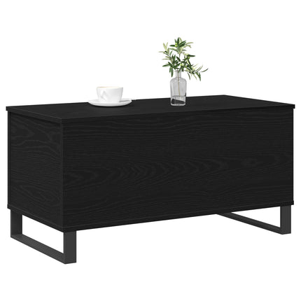 Sofabord Sort eg 90 x 44,5 x 45 cm Konstrueret træ