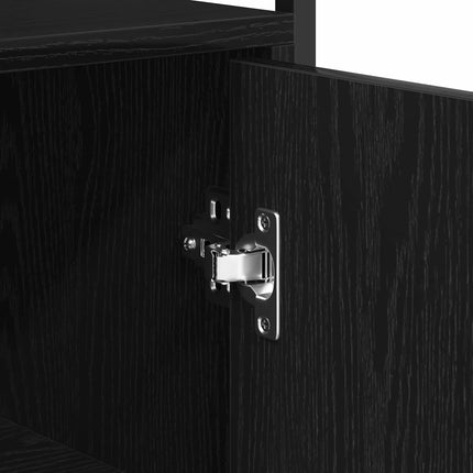 Sideboard Sort eg 70 x 30 x 80 cm Konstrueret træ