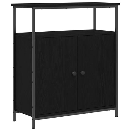 Sideboard Sort eg 70 x 30 x 80 cm Konstrueret træ