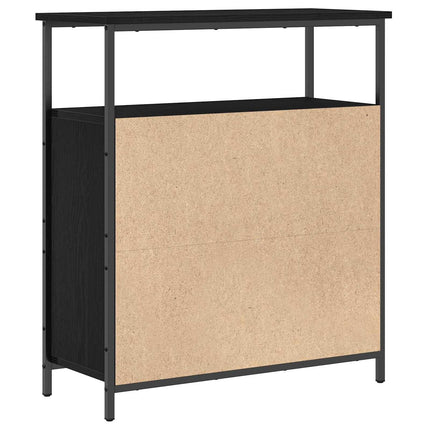 Sideboard Sort eg 70 x 30 x 80 cm Konstrueret træ