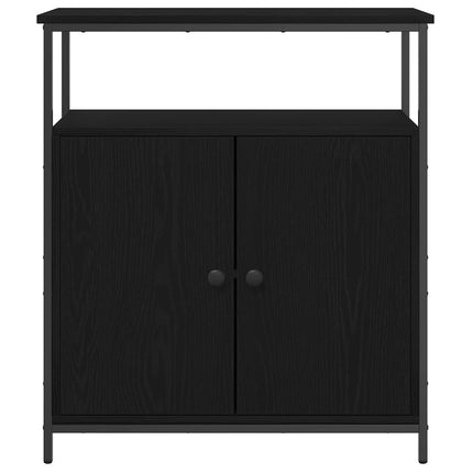Sideboard Sort eg 70 x 30 x 80 cm Konstrueret træ