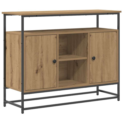 Sideboard Artisan Egetræ 100 x 35 x 80 cm Konstrueret træ
