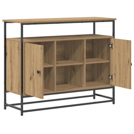 Sideboard Artisan Egetræ 100 x 35 x 80 cm Konstrueret træ