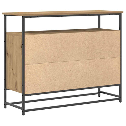 Sideboard Artisan Egetræ 100 x 35 x 80 cm Konstrueret træ