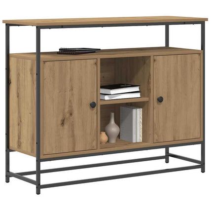 Sideboard Artisan Egetræ 100 x 35 x 80 cm Konstrueret træ