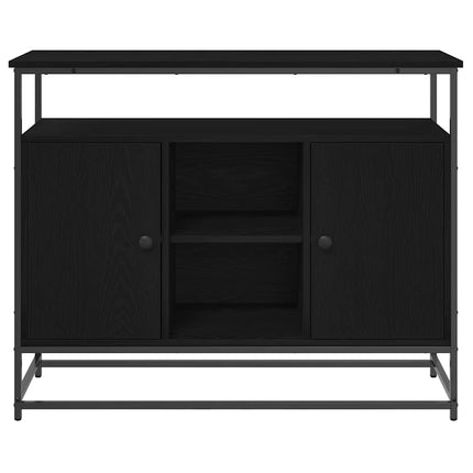 Sideboard Sort eg 100 x 35 x 80 cm Konstrueret træ