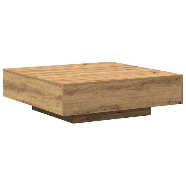 Sofabord Artisan Egetræ 100 x 100 x 31 cm