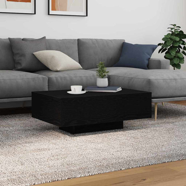 Sofabord Sort eg 85 x 55 x 31 cm Konstrueret træ