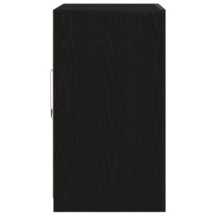 LED Sideboard Sort 60,5 x 37 x 67 cm Konstrueret træ