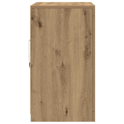 LED Sideboard Artisan Egetræ 41 x 37 x 67 cm Konstrueret træ