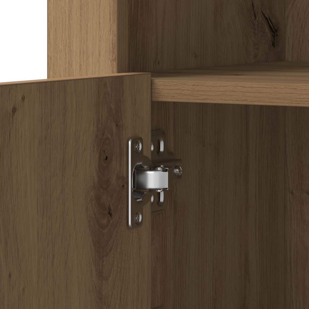 LED Sideboard 2 pcs Artisan Egetræ 41 x 37 x 67 cm