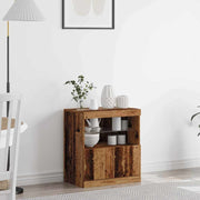LED Sideboard Brun 60,5 x 37 x 67 cm Konstrueret træ