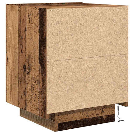 Natskab 2 stk. Gammelt træ 45 x 40 x 55 cm Konstrueret træ