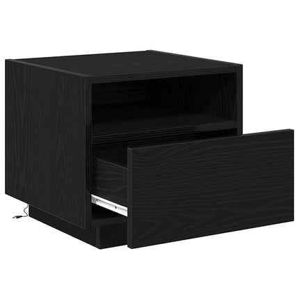 Natskab Sort eg 40 x 39 x 37 cm Konstrueret træ