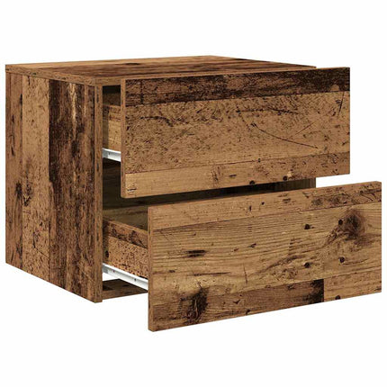 Natskab Gammelt træ 50 x 39 x 41 cm Konstrueret træ