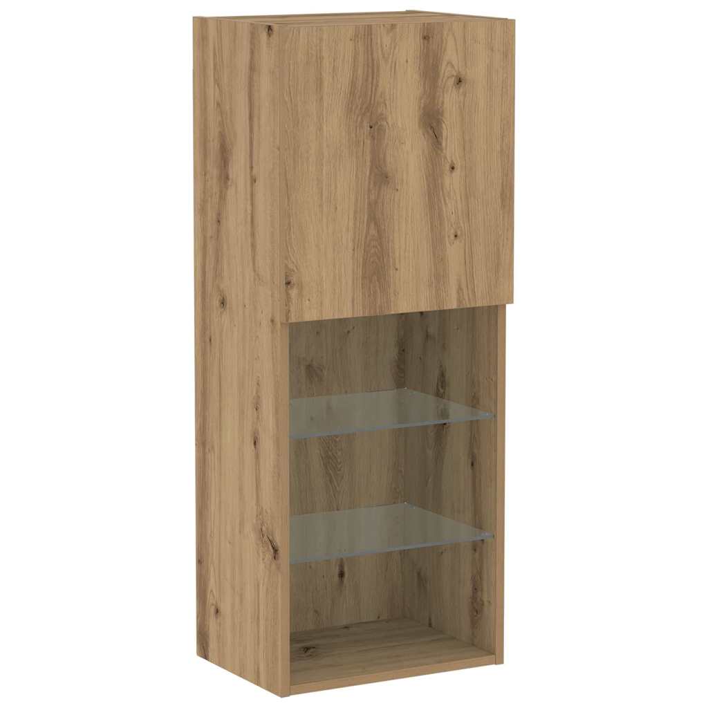 TV-møbelsæt Artisan Egetræ 40,5 x 30 x 102 cm Konstrueret træ