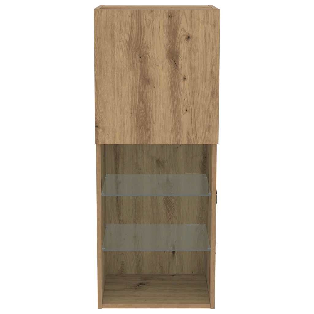 TV-møbelsæt Artisan Egetræ 40,5 x 30 x 102 cm Konstrueret træ