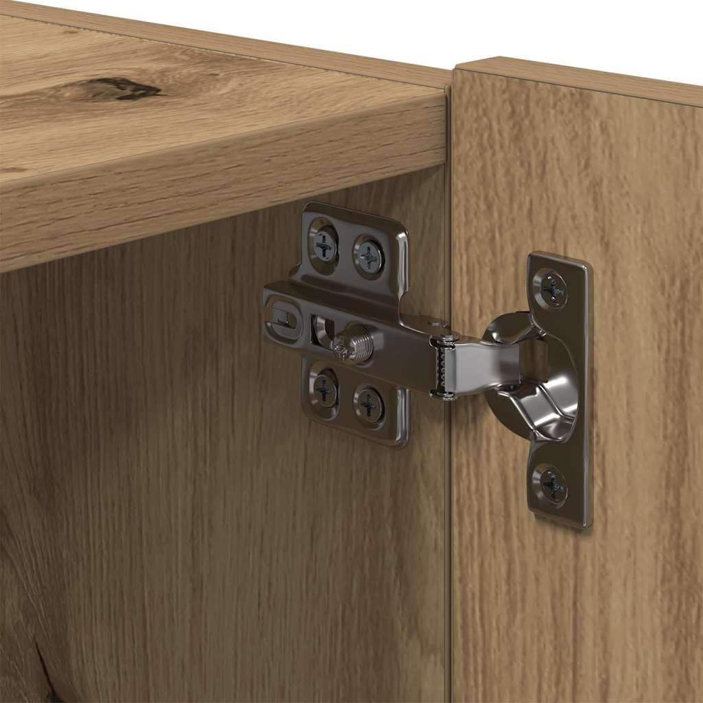 TV vægskab Artisan Egetræ 100 x 35 x 31 cm Konstrueret træ