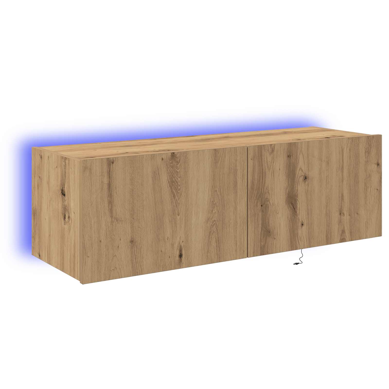 TV vægskab Artisan Egetræ 100 x 35 x 31 cm Konstrueret træ