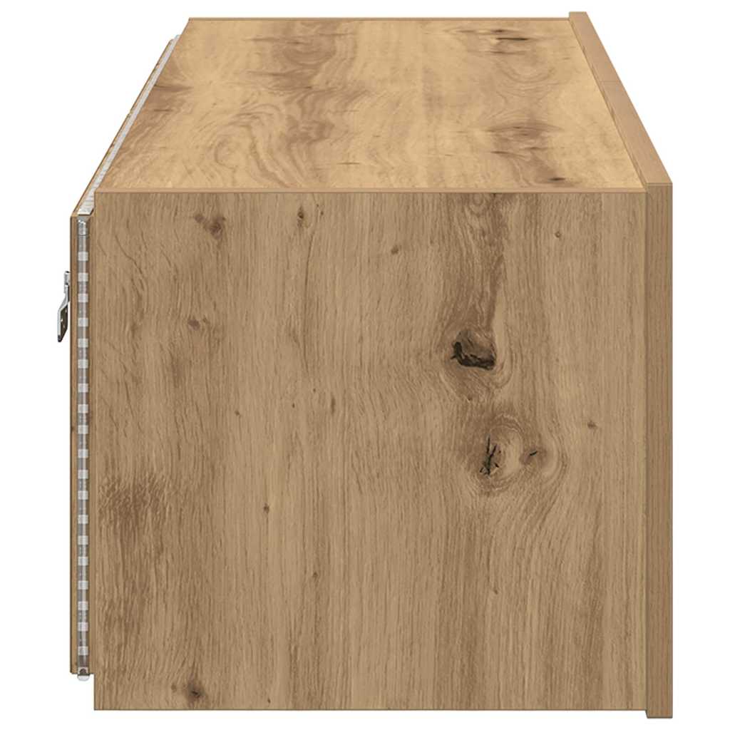 TV vægskab Artisan Egetræ 100 x 35 x 31 cm Konstrueret træ