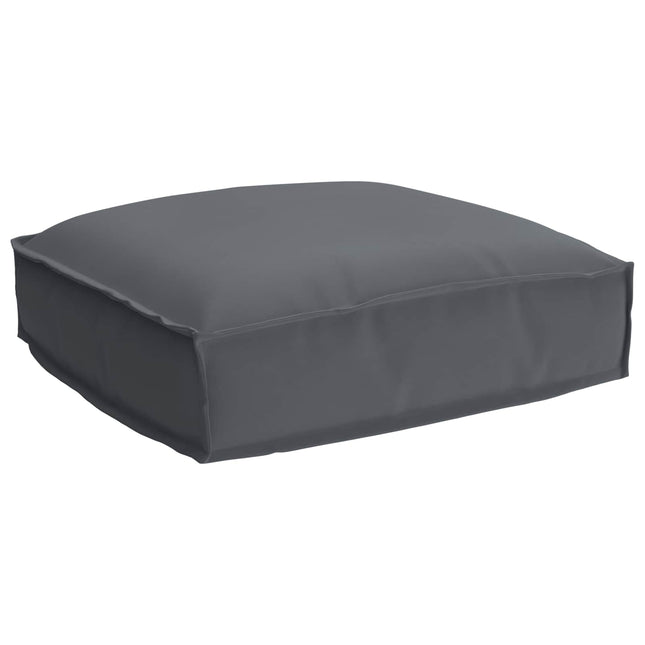 Pude Oxford stof Antracit 50 x 50 x 12 cm