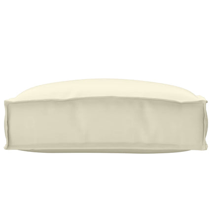 Pude Oxford stof Creme 50 x 50 x 12 cm