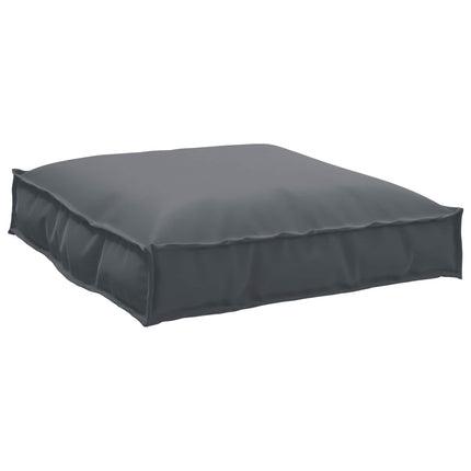 Pude Oxford stof Antracit 70 x 70 x 12 cm