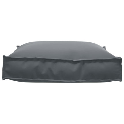 Pude Oxford stof Antracit 70 x 70 x 12 cm