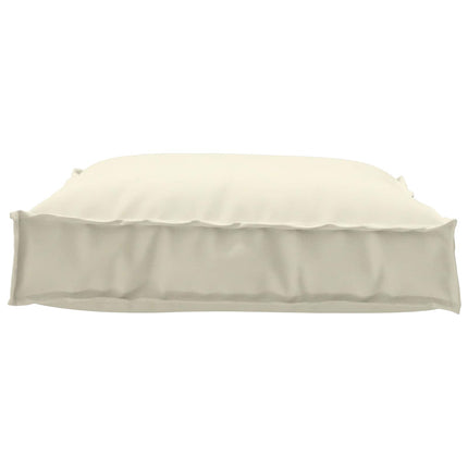 Pude Creme 70 x 70 x 12 cm Oxford stof