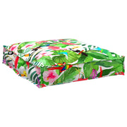 Pude Blomstret Flerfarvet 70 x 70 x 12 cm Oxford stof
