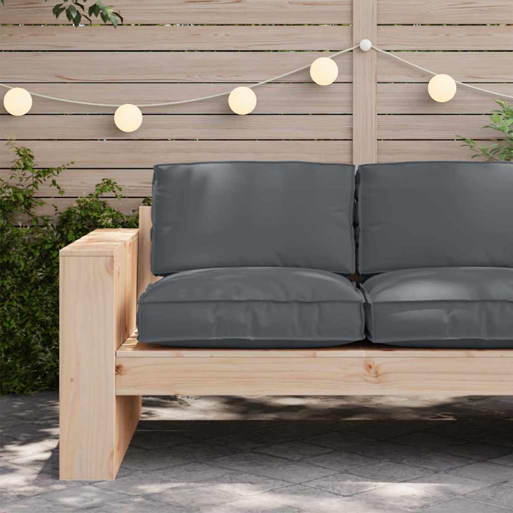 Pude Antracit 80 x 80 x 12 cm Oxford stof