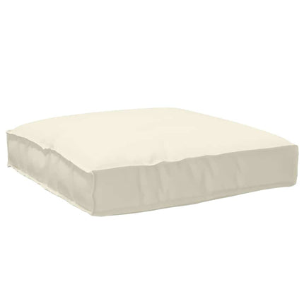 Pude Creme 80 x 80 x 12 cm Oxford stof