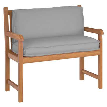 Pude Grå 120 x 40 x 12 cm Oxford stof