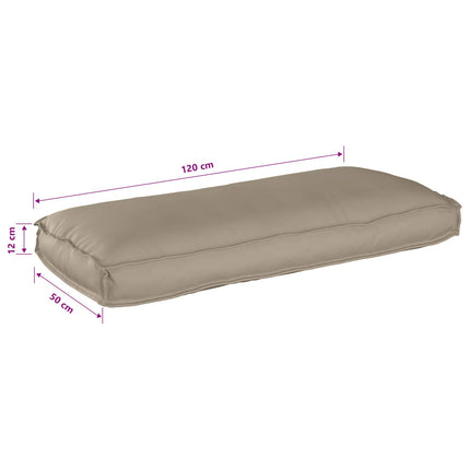 Pude Gråbrun 120 x 50 x 12 cm Oxford stof