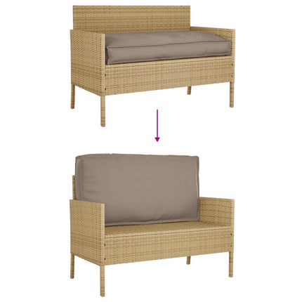 Pude Gråbrun 120 x 60 x 12 cm Oxford stof