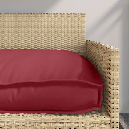 Pude Vinrød 120 x 60 x 12 cm Oxford stof
