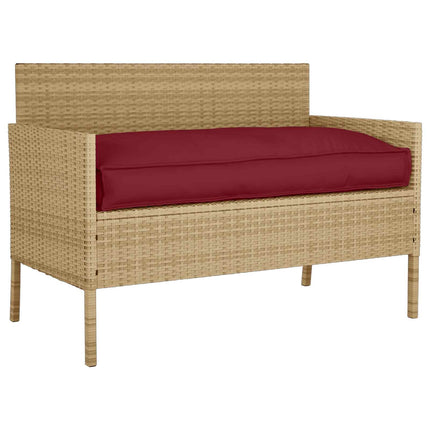 Pude Vinrød 120 x 60 x 12 cm Oxford stof