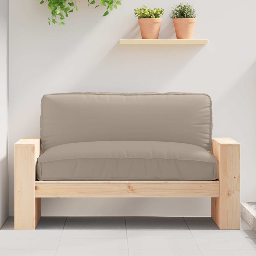 Pude Gråbrun 120 x 80 x 12 cm Oxford stof
