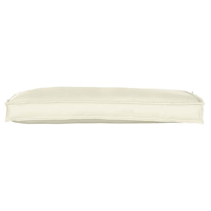 Pude Oxford stof Cremefarvet 100 x 40 x 8 cm