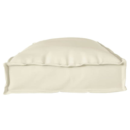 Pude Oxford stof Cremefarvet 100 x 40 x 8 cm