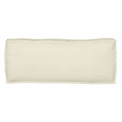 Pude Oxford stof Cremefarvet 100 x 40 x 8 cm