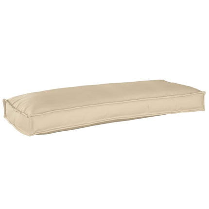 Pude Oxford stof Beige 100 x 40 x 8 cm