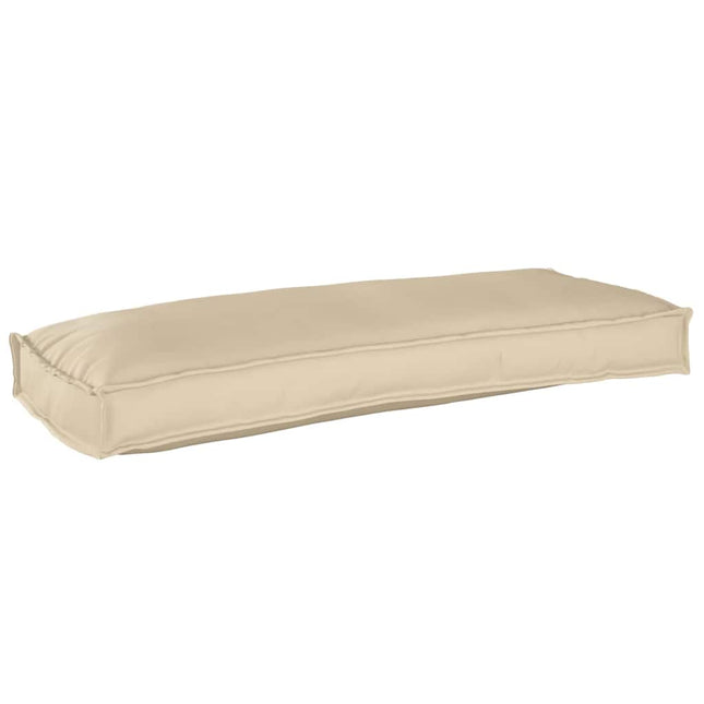 Pude Oxford stof Beige 100 x 40 x 8 cm
