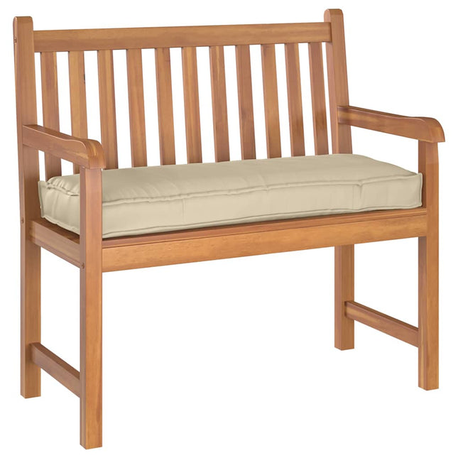 Pude Oxford stof Beige 100 x 40 x 8 cm