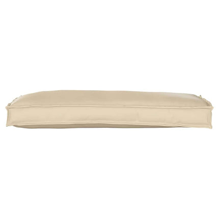 Pude Oxford stof Beige 100 x 40 x 8 cm
