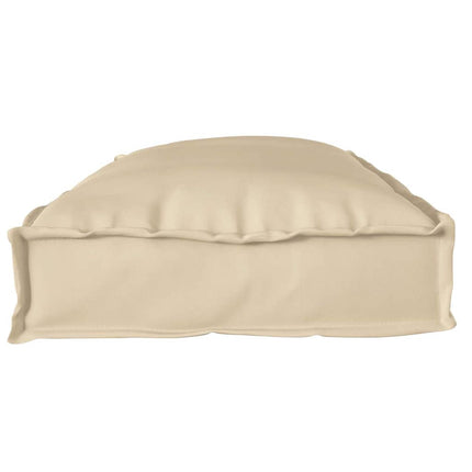 Pude Oxford stof Beige 100 x 40 x 8 cm