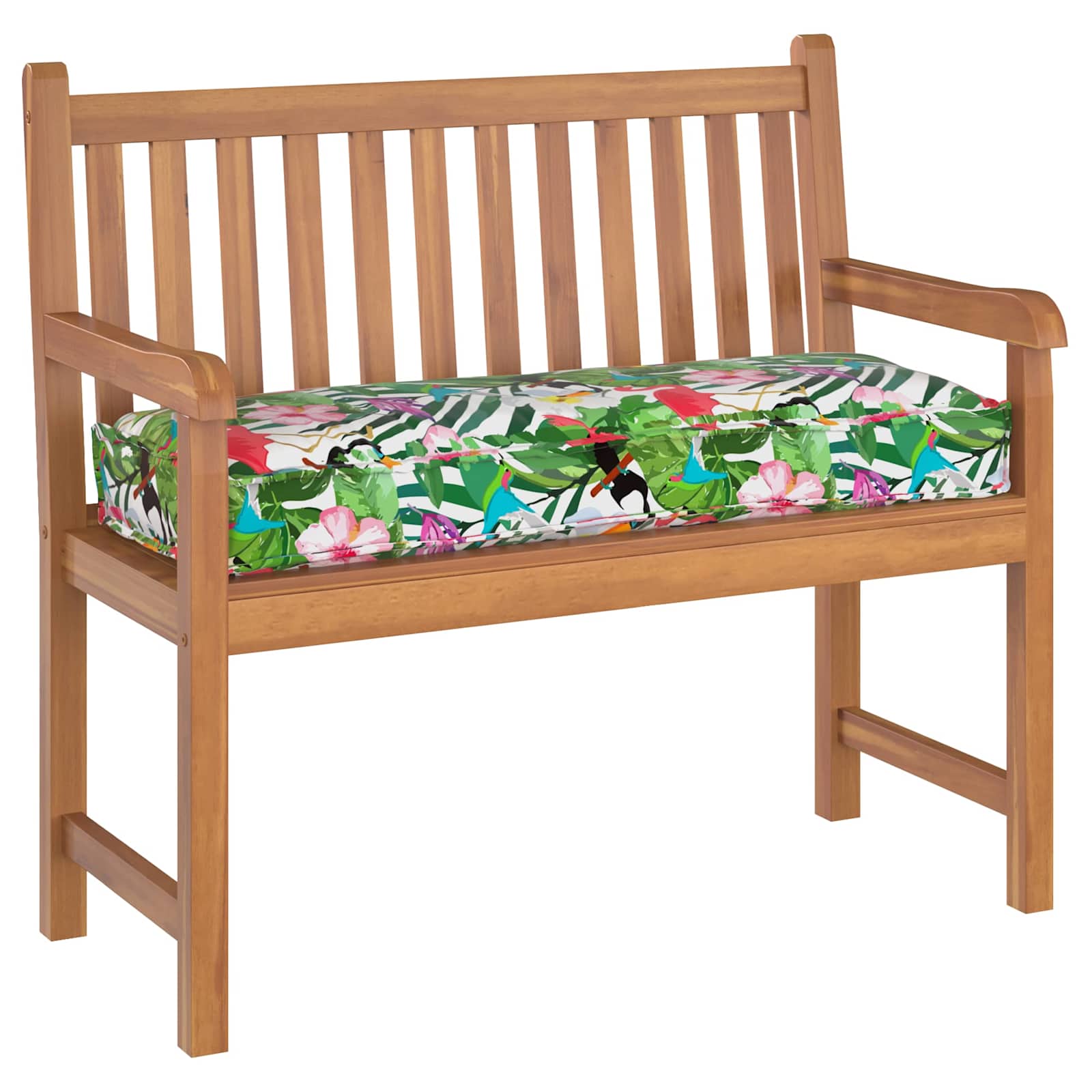 Pude Blomstret Flerfarvet 110 x 40 x 8 cm Oxford stof