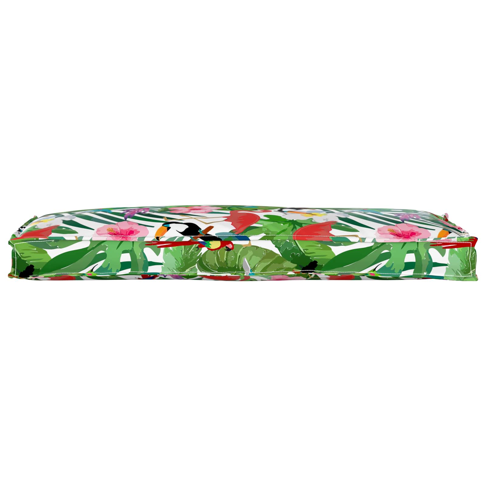 Pude Blomstret Flerfarvet 110 x 40 x 8 cm Oxford stof